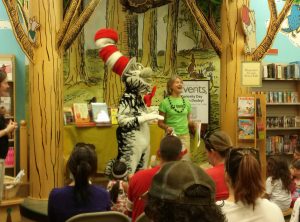 Erin and Cat in the Hat